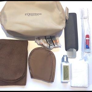 New L’Occitane zip-up pouch Asiana amenity kit